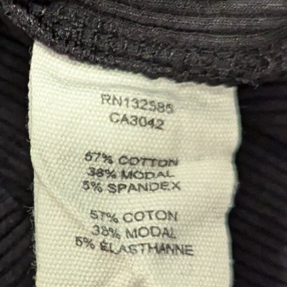 A Pea in The Pod x Grey State Maternity Henley Long Sleeve Shirt (Black) - Picture 7 of 13